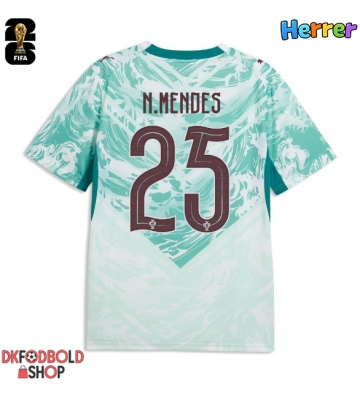 Portugal Nuno Mendes #25 Udebanetrøje VM 2026 Kort ærmer